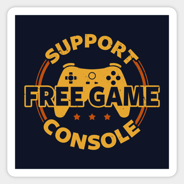 Funny Gamer Console Protest Gaming Slogan Gift For Gamers Sticker by Originals By Boggs